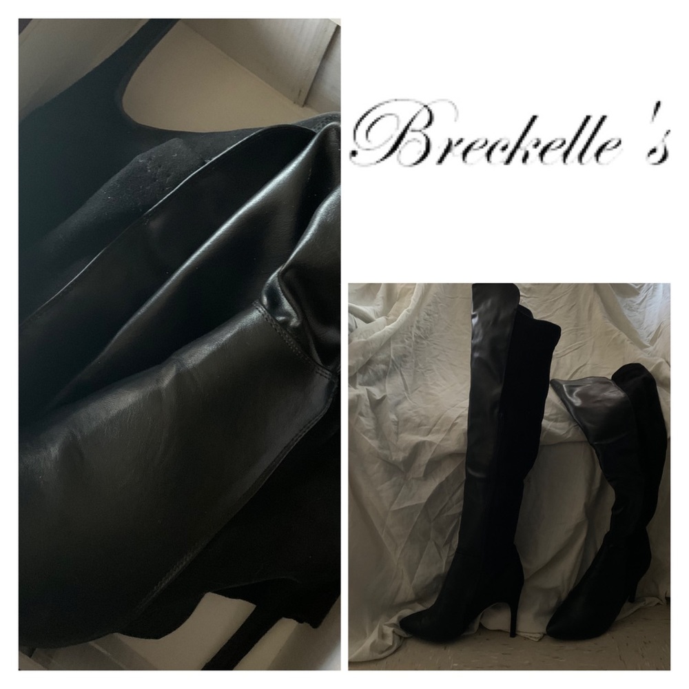 Breckelle’s Over The Knee 4in Heeled Boots